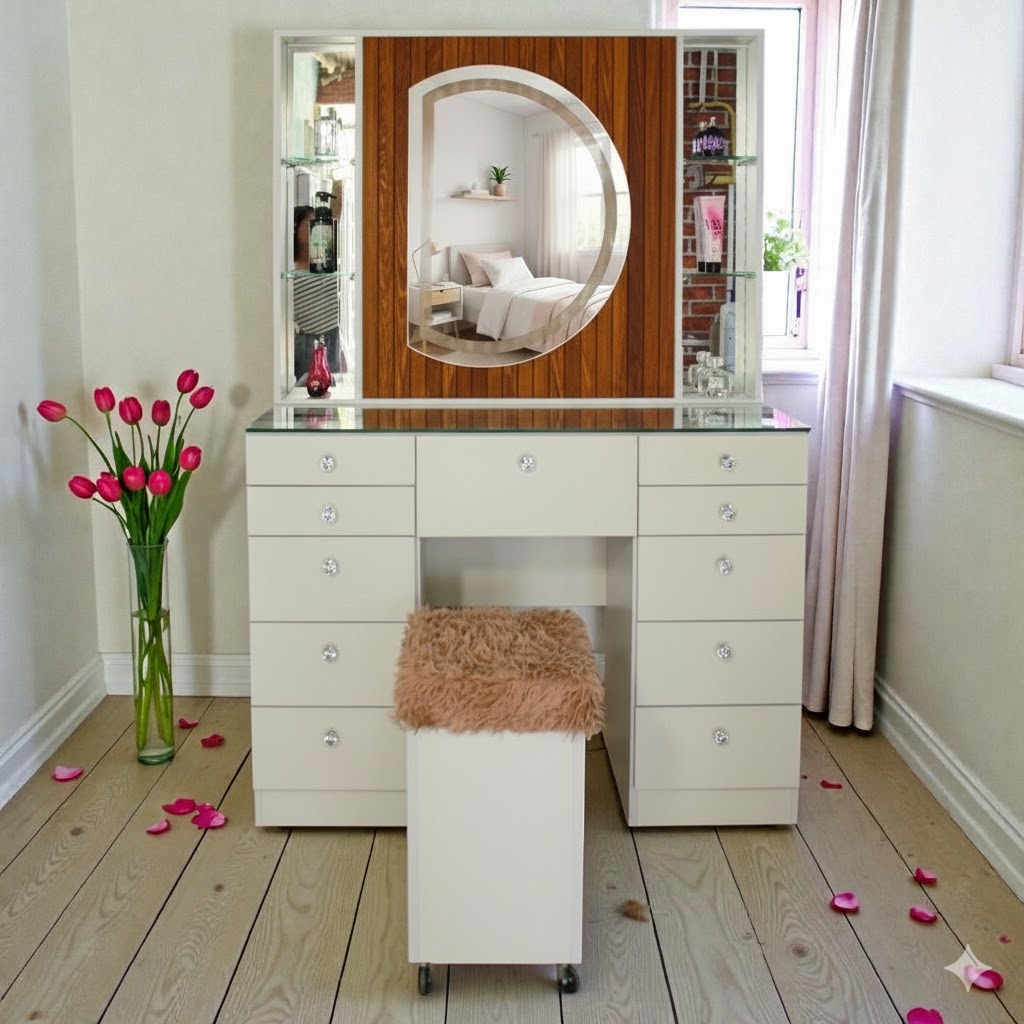 Imagen 1 de TOCADOR DE 1.20M MEDIA LUNA